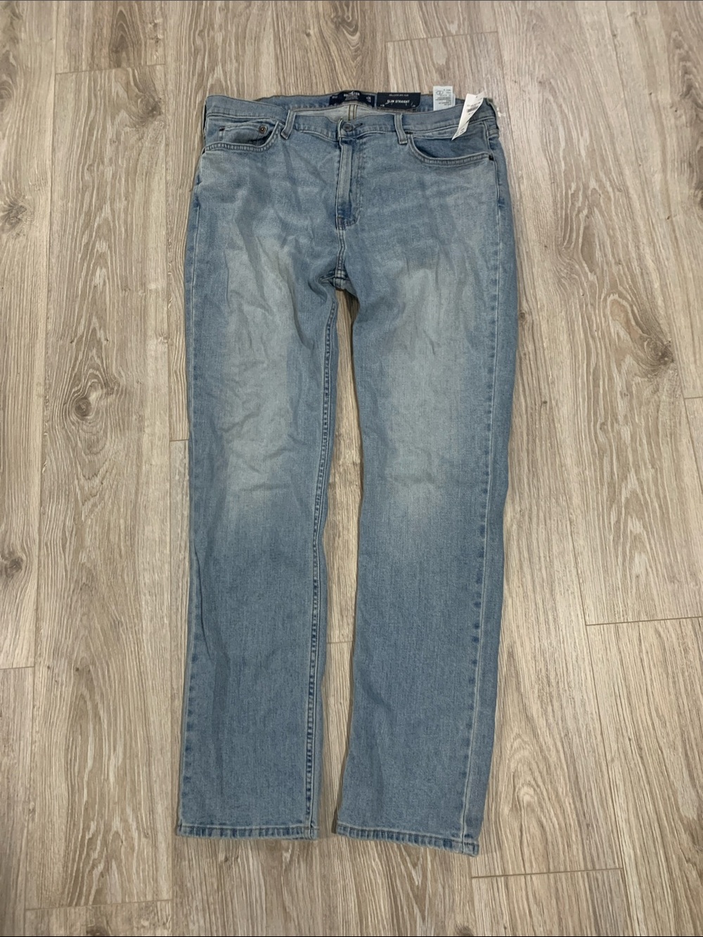 Hollister Light Blue Straight Jeans